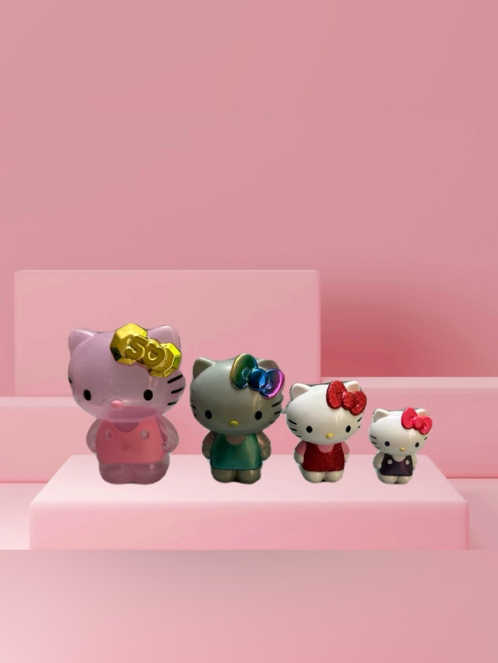 Hello Kitty 50 Th Anniversary Mini Figure Set -